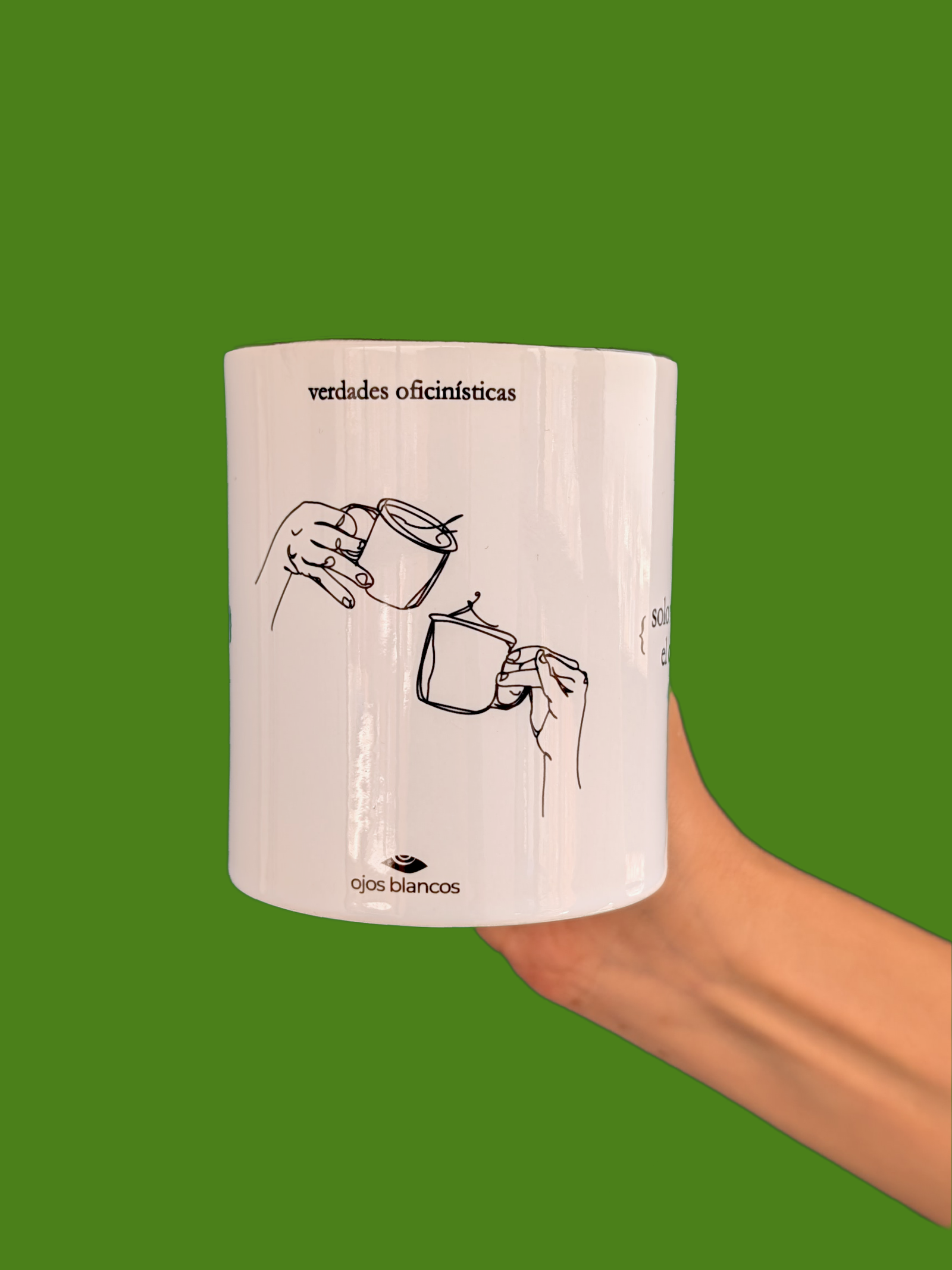 Taza "Solo vine por el chisme" - Image 2