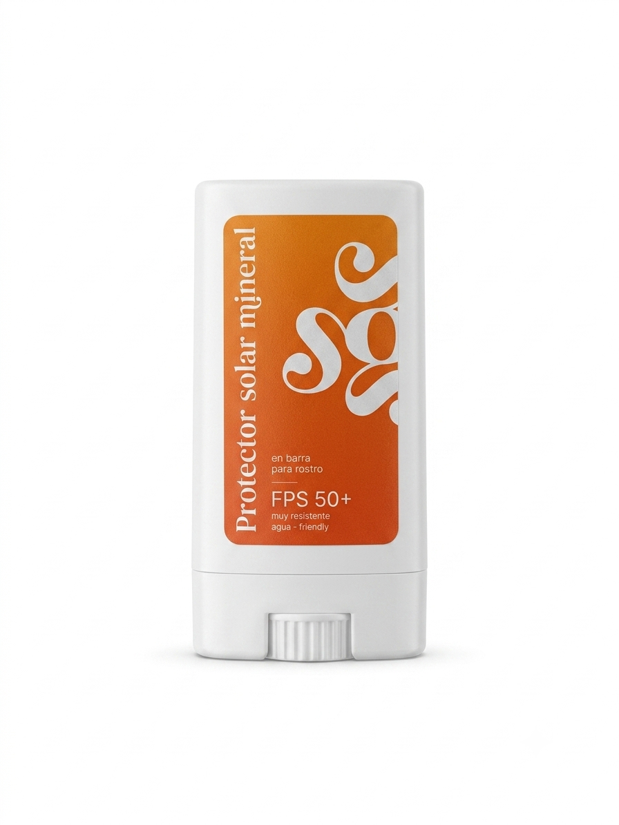 Protector Solar Mineral en Barra · Arcilla Verde GorgonaLab